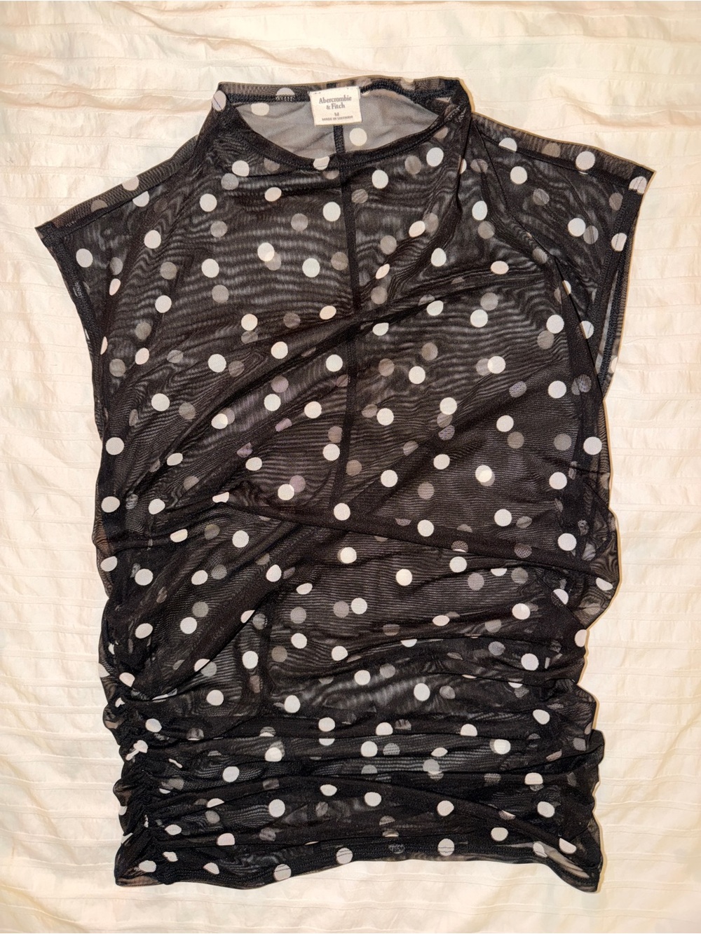 Abercrombie  Sheer Polka Dot Top